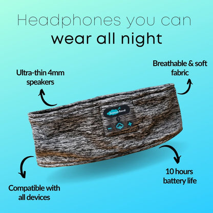 SnoozeBand™ - Bluetooth Sleep Headphones - Snooze Band